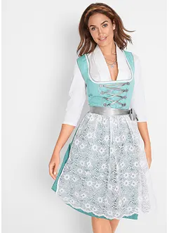 Dirndl avec tablier en dentelle (Ens. 2 pces.), bonprix