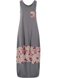 Robe longue en coton de forme ovoïde, bonprix