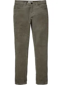 Pantalon en velours côtelé extensible et confortable, Slim, bonprix