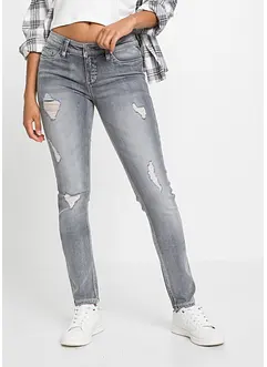 Jean Skinny avec effets déchirés, bonprix