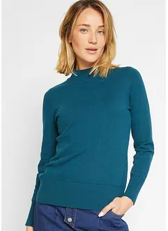 Pull basique à col montant, bonprix