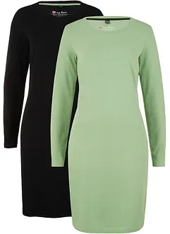 Robes près du corps en coton extensible, bonprix