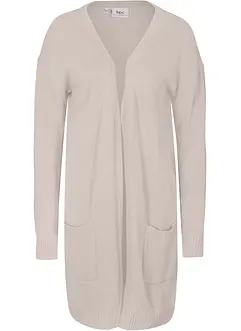 Gilet long en maille, bonprix