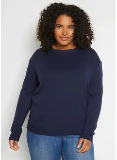 Pull en maille avec encolure ronde, bonprix