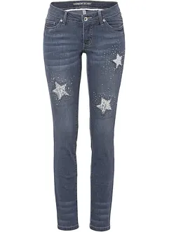 Jean Skinny avec étoiles, bonprix