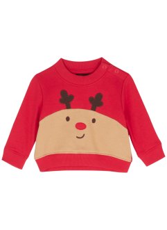 Sweat-shirt de Noël bébé en coton, bpc bonprix collection