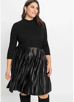 Robe en jersey en mélange de matière, bonprix