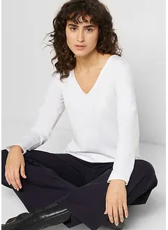 T-shirt manches longues 100% coton, bonprix