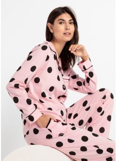 Pyjama avec patte de boutonnage, bpc bonprix collection