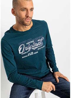 T-shirt manches longues en coton, John Baner JEANSWEAR