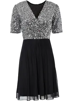 Robe courte à sequins, bonprix