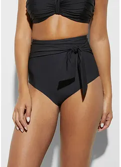 Bas de bikini sculptant taille haute avec lien à nouer, maintien fort, bonprix