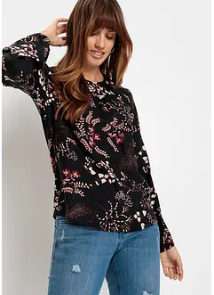 Blouse imprimée en viscose, bonprix