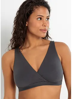 Lot de 2 brassières d'allaitement sans armatures avec coton, bonprix