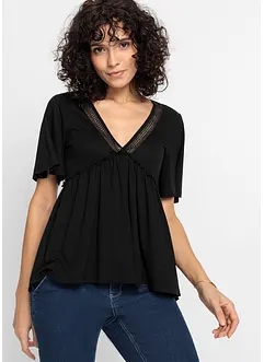 T-shirt bohème à dentelle, BODYFLIRT
