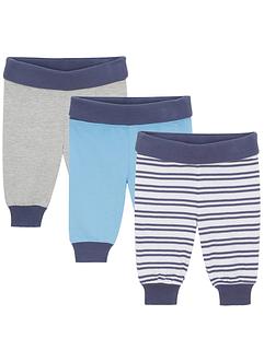 Lot de 3 pantalons bébé en coton, bpc bonprix collection