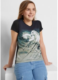 T-shirt fille à imprimé photo, bpc bonprix collection