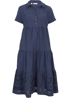 Robe-tunique à broderie ajourée, bonprix