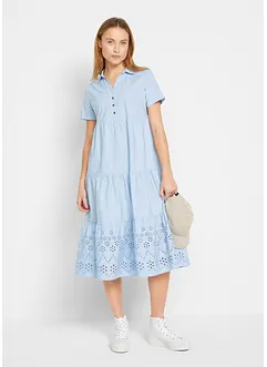 Robe avec broderies anglaises, bonprix