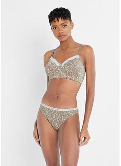 Lot de 3 soutiens-gorge sans armatures avec coton, bpc bonprix collection