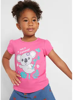 Lot de 2 T-shirts fille, bonprix