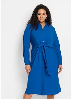 Robe midi à nouer sur le devant, bonprix