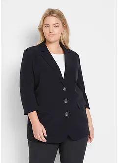 Blazer long avec manches froncées, bonprix