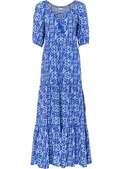 Robe longue imprimée en viscose, bonprix