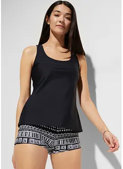Tankini (ens. 3 pces) avec haut brassière, bonprix
