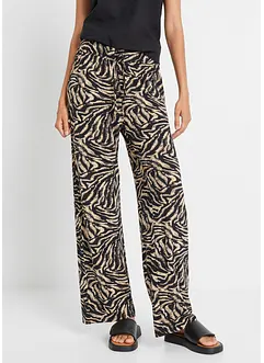 Pantalon fluide en jersey viscose, bonprix