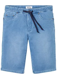Bermuda confortable en jean et molleton, Regular, bonprix