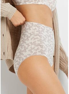 Lot de 4 slips taille haute avec coton, bpc bonprix collection
