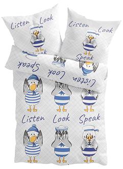 Parure de lit avec mouettes, bpc living bonprix collection