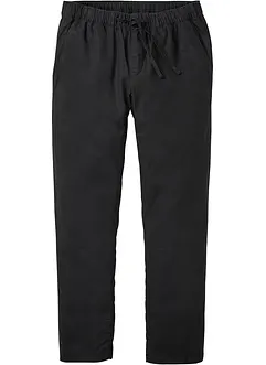 Pantalon chino Regular avec lin, Straight, bonprix