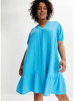 Robe en mousseline à volant, bonprix