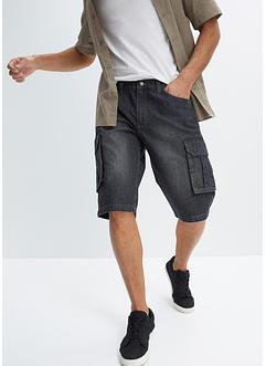 Bermuda en jean cargo, Loose Fit, John Baner JEANSWEAR