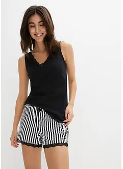 Pyjashort avec débardeur, bonprix