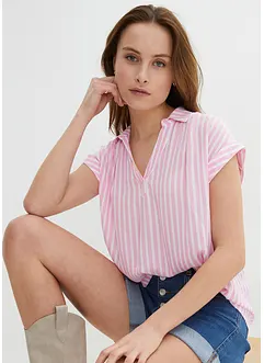 Blouse manches courtes en viscose fluide, bonprix