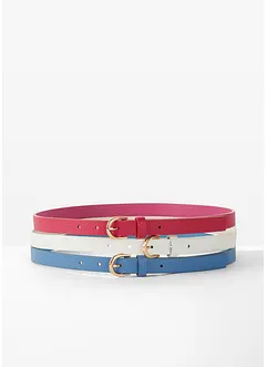 Lot de 3 ceintures, bonprix