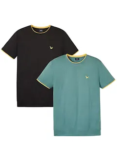 Lot de 2 t-shirts coupe confort, bonprix