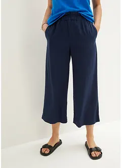 Jupe-culotte en lin, longueur mollet, bonprix