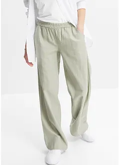 Pantalon palazzo en lin, bonprix