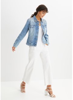 Veste en jean avec strass appliqués, BODYFLIRT