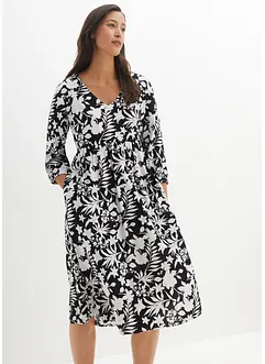 Robe midi en viscose avec poches, bonprix