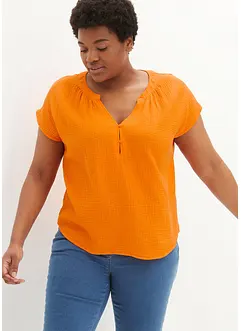 Blouse en gaze 100% coton, bonprix