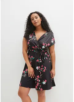 Robe en jersey style portefeuille, bonprix