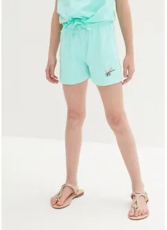 Lot de 2 shorts fille en jersey de coton, bonprix