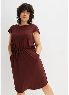 Robe midi en jersey viscose, bonprix