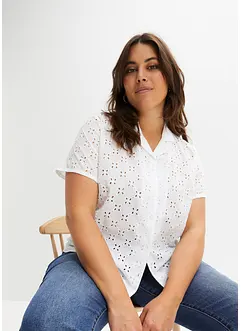 Chemisier tendance en broderie anglaise, bonprix