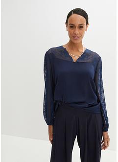 Blouse avec manches en dentelle, bpc selection premium